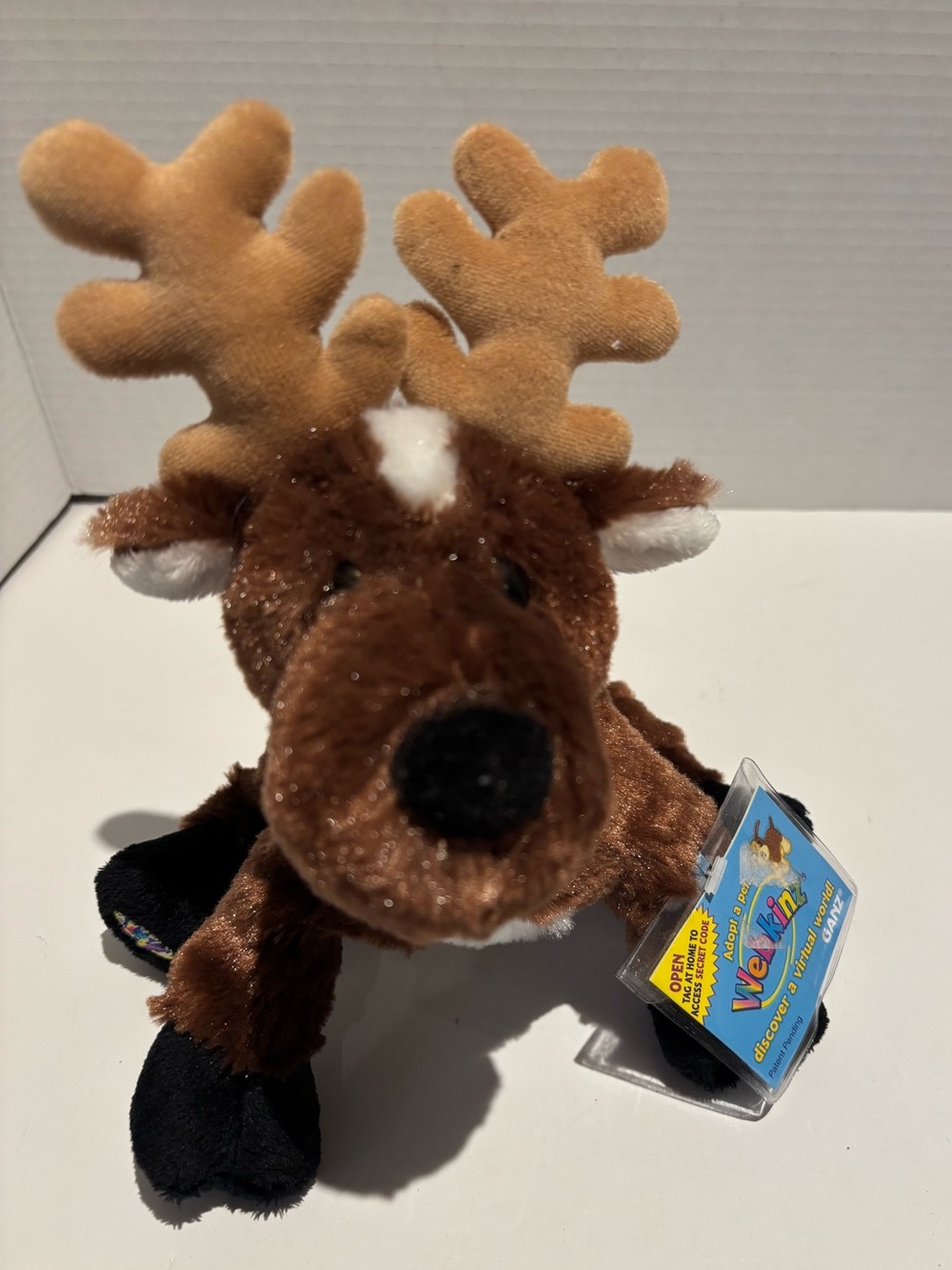 Ganz Webkinz Reindeer Unused NEW Tags Plush Stuffed Animal HM-137 Brown Sealed